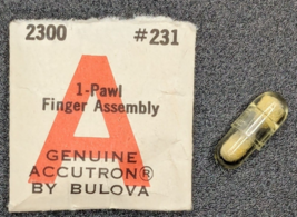 NOS Vintage Genuine Bulova Accutron Cal. 2300 Part# 231 Pawl Finger Assembly - £21.01 GBP