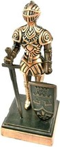 Knight with Shield Die Cast Metal Collectible Pencil Sharpener - $149.26 MXN