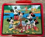 1997 Series 2 Mickey Minnie Mouse Pluto Goofy Donald Duck Tin Disney Lun... - $17.71