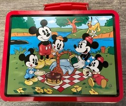 1997 Series 2 Mickey Minnie Mouse Pluto Goofy Donald Duck Tin Disney Lun... - £14.12 GBP