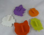 Vintage Halloween Cookie Cutters Ghost Monster Pumpkin Witch Cat set of ... - $11.77