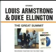 Louis Armstrong &amp; Duke Ellington The Great Summit (Limited Transparent Blue Viny - £23.87 GBP