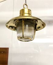 Laundry room Ceiling Design Nautical Hanging Cargo Light Fixture with Shade - $296.01