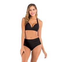 Female Solid Color Bikinis for Womens Push Up Swimwear Sexy Beachwear Vi... - $32.19