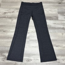 Prana Wide Leg Yoga Pants Womens Medium Charcoal Gray Heather Flare Long... - $44.52 CAD