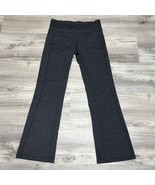 Prana Wide Leg Yoga Pants Womens Medium Charcoal Gray Heather Flare Long... - $44.52 CAD
