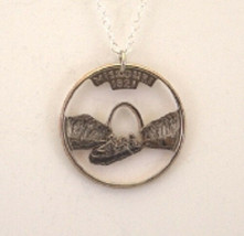 Missouri, Cut-Out Coin Jewelry, Necklace/Pendant - £18.97 GBP