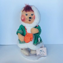 Annalee Doll vtg Creepy toy figure anthropomorphic Eskimo Inuit Teddy Be... - $39.55