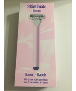 NEW Skintimate Bloom Women&#39;s Razor Handle and 2 4 Blade Cartridges - $13.46