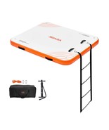 VEVOR Inflatable Floating Dock, 6 x 5FT Inflatable Dock Platform, Non-Sl... - $4,663.79 MXN