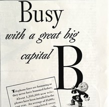 Bell Telephone Systems Busy WW2 Era 1942 Advertisement Communication DWKK12 - $27.88 CAD