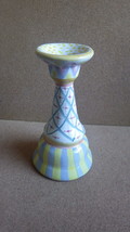 1996 MACKENZIE-CHILDS 7 Inch Monet Candle Holder Early Mark - £50.99 GBP