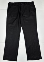 Izod Black Polyester Straight Pants Men Size 38x30 (Measure 38x29) - £11.42 GBP