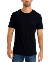 Club Room Men&#39;s Pajama Cotton-Modal T-Shirt in Black-Small - $14.99