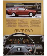 1980 Print Ad Toyota Corolla SR-5 Sport Coupe 2-Door Cars Oh What a Feeling - £9.30 GBP