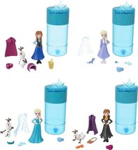 Mattel Disney Frozen Small Doll Snow Color Reveal with 6 Surprises Inclu... - £7.82 GBP