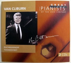 VAN CLIBURN Great Pianists C20th 2 x CD Set Rachmaninoff / Tchaikovsky NM - £15.18 GBP