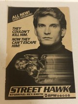 Street Hawk Tv Guide Print Ad Rex Smith TPA17 - £4.68 GBP