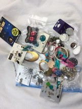 Lot of 80s 90s Costume Jewelry Earrings Junk Drawer For Crafts Claires - $24.72