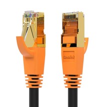 Ethernet Cable 10 Ft, Cat 8 Ethernet Cable High Speed Ethernet Cable 40Gbps With - £15.84 GBP