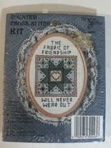 New Berlin Fabric Of Friendship Counted Cross Stitch Sealed Box2 - $4.94