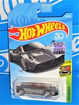 Hot Wheels 2018 Factory Set Exotics Series #119 &#39;17 Pagani Huayra Roadster Gray - £3.11 GBP