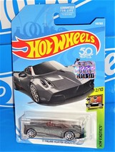 Hot Wheels 2018 Factory Set Exotics Series #119 &#39;17 Pagani Huayra Roadster Gray - £2.97 GBP