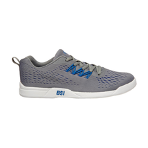 BSI Women's Bowling Shoes Gray/Blue, League-Ready Slide - $49.99
