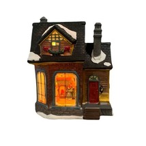 Christmas Delights Hand Painted Porcelain Lighted House - £15.23 GBP