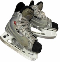 Nike Bauer Vapor Ice Hockey Skates Junior Size Y13D TUUK LightSpeed Pro ... - $21.78