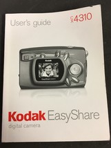 Kodak CX4310 Digital Camera Manual/User&#39;s Guide - $9.00
