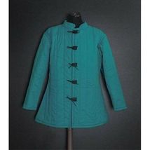 New Brand Medieval Thick Padded Blue Gambeson Play Movies Theater Custom Scar - £66.57 GBP