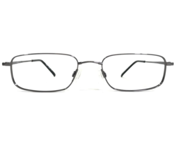 Marchon Eyeglasses Frames FLEXON 628 GUNMETAL Grey Rectangular 51-18-140 - $97.96