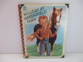 A Bonnie Book- Holiday At Greenfield Farm-1954 #4823 - $12.99