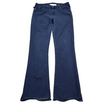 Rock Republic Pants Womens 12 Blue Bootcut Mid Rise Pocket Dark Wash Den... - $28.59