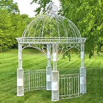 Large Round Garden Gazebo (Antique White) - £5,074.29 GBP