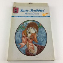 Susie Scribbles Mother Goose Tape Crayons Pad Reward Stickers Vintage 80s - $29.65