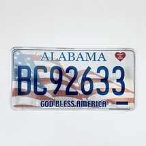 United States Alabama God Bless America Passenger License Plate BC92633 - £11.82 GBP