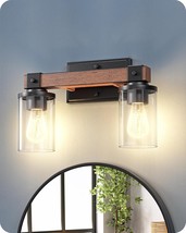 Edishine Farmhouse Vanity Lights For Bathroom, 2-Light Bathroom, Powder ... - $60.94