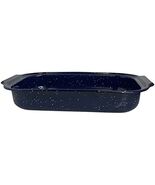 Traditional Blue Speckled Roaster/Baking Pan 12&quot; x 7.8� - $490.14 MXN