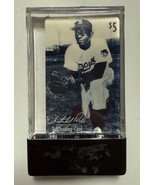 Satchel Paige Rare $5 Phone Card in Lucite Holder - $15.00