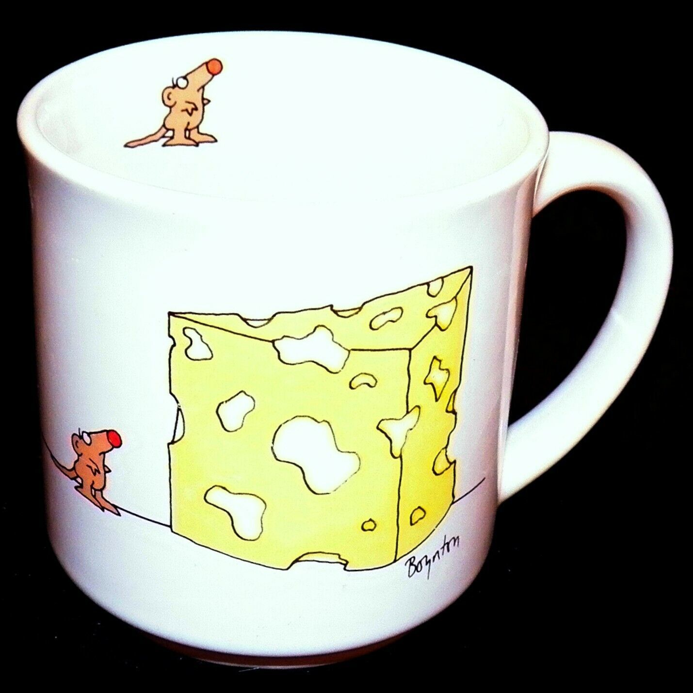 Primary image for Vintage Sandra Boynton The Big Cheese Mouse Recycled Paper Products Coffee Mug 