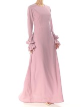 Verona Collection Womens Elisa Ruffle Sleeve Maxi Dress Color pink Size X-Small - £76.43 GBP