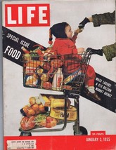 ORIGINAL Vintage Life Magazine January 3 1955 Food Issue - £15.54 GBP