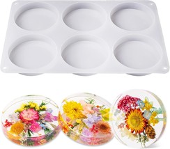 LET&#39;S RESIN Extra Deep Coaster Resin Molds Silicone Large 6 Cavity Silic... - $421.61 MXN