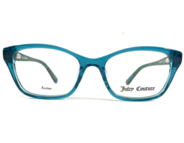 Juicy Couture Petite Eyeglasses Frames JU 938 ZI9 Clear Blue Tortoise 47-16-130 - £44.68 GBP