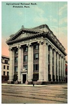 Agricultural National Bank Pittsfield Massachusetts Postcard - £19.80 GBP