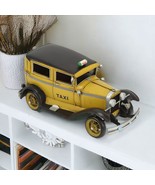 7&quot; Yellow and Black Metal Hand Painted 1931 Yellow Taxi Model Car - $200.94 CAD
