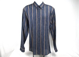 Joseph Aboud Men&#39;s XL Striped Long Sleeve Dress Shirt Business Casual Apparel - £15.48 GBP