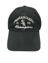 Chicago White Sox Embroidered 2005 American League Champions Black Hat Daystone - £35.67 GBP